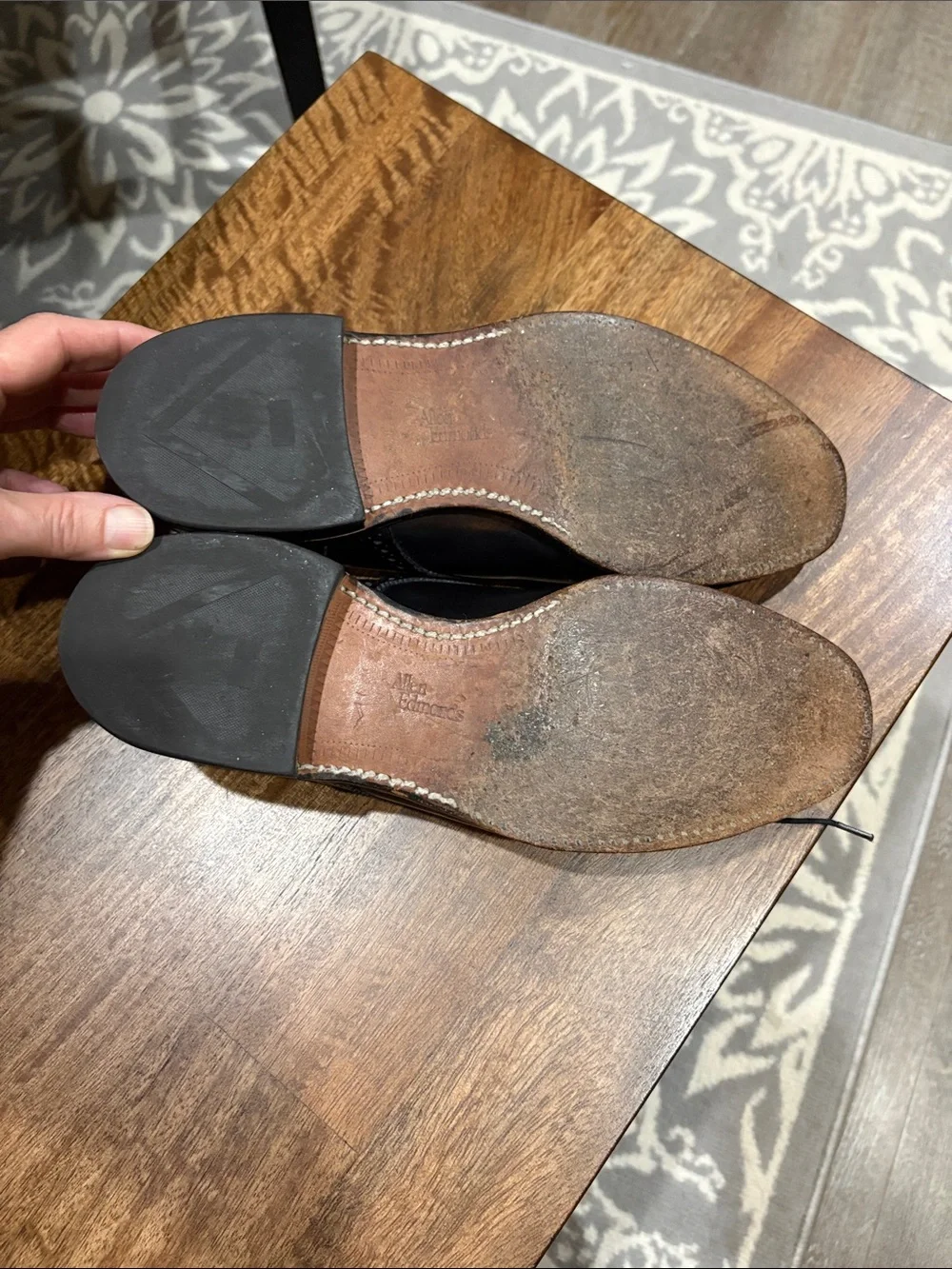 Allen Edmonds Sanford. Black. 9.5.